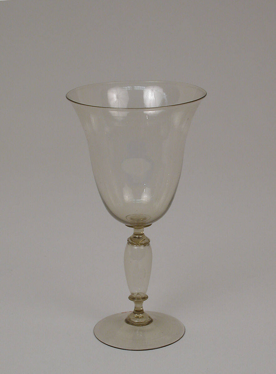 Wineglass, Glass, Italian, Venice (Murano) 