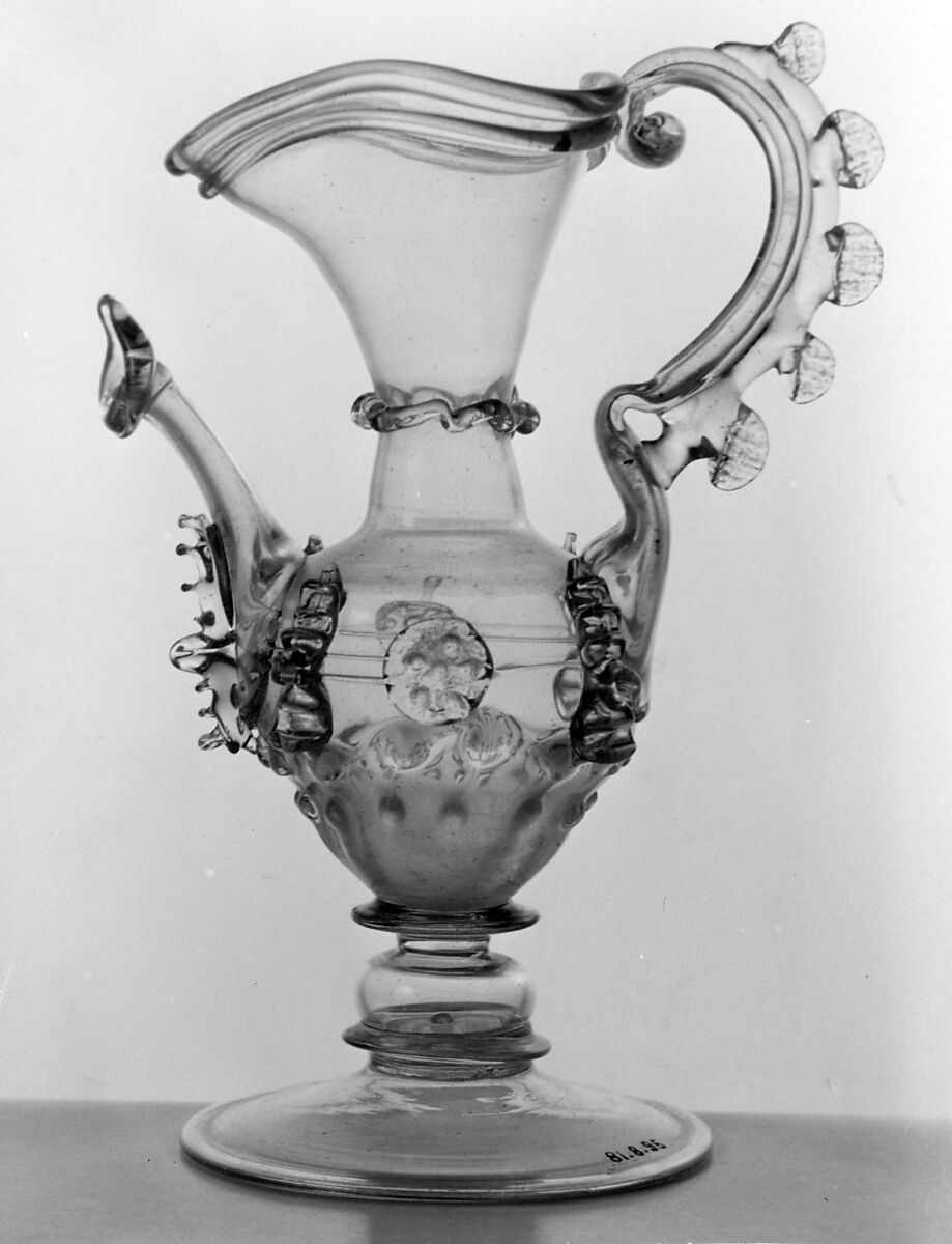 Ewer, Glass, Spanish, Catalonia 