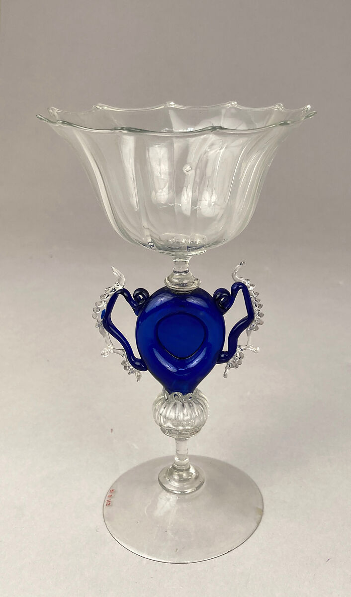 Wineglass, Dr. Antonio Salviati Company (Italian, 1859–1987), Glass, Italian, Venice (Murano) 