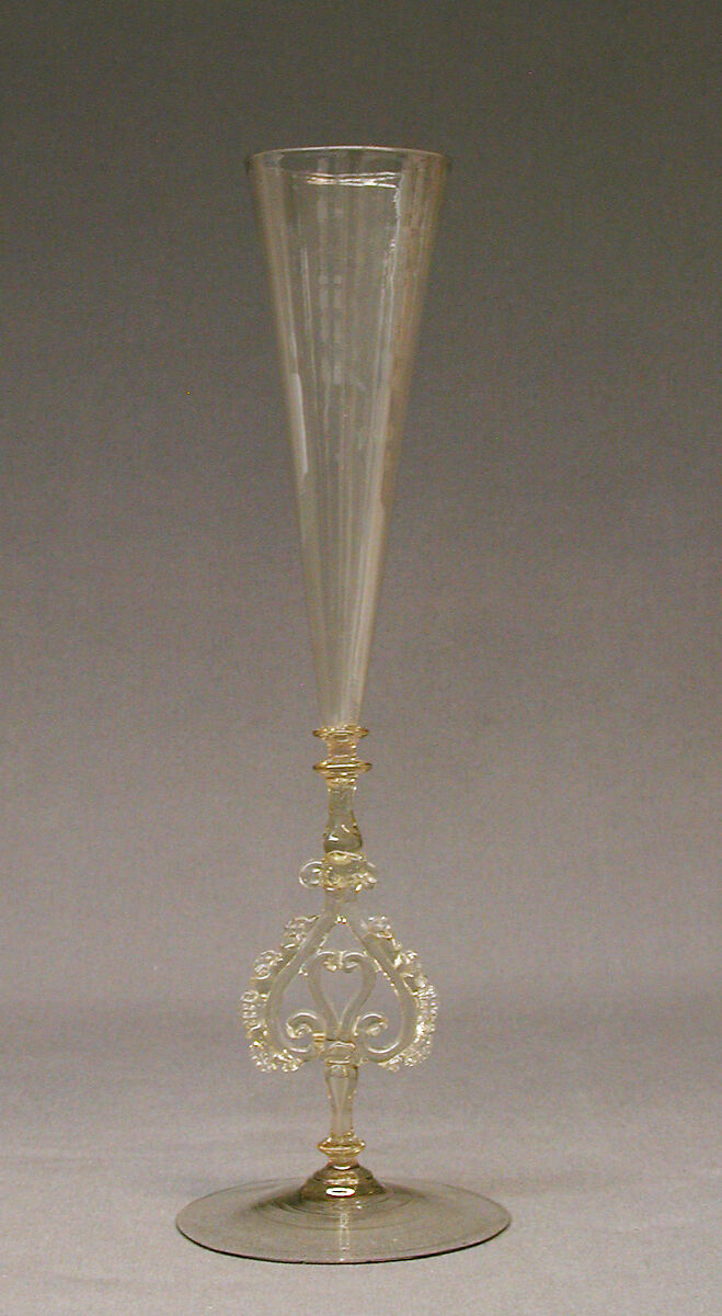 Wineglass, Glass, Italian, Venice (Murano) 