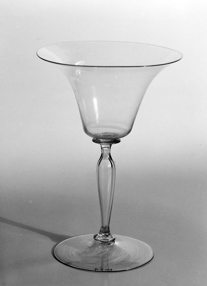 Wineglass, Glass, Italian, Venice (Murano)