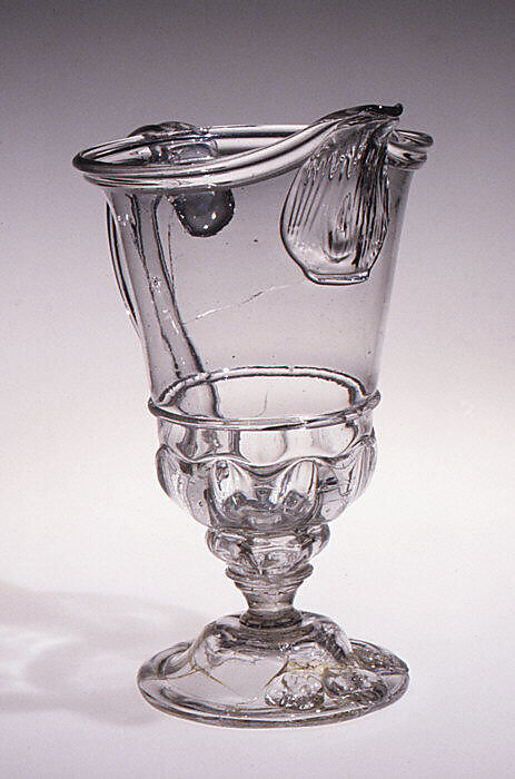 Ewer, Glass, French, Normandy 