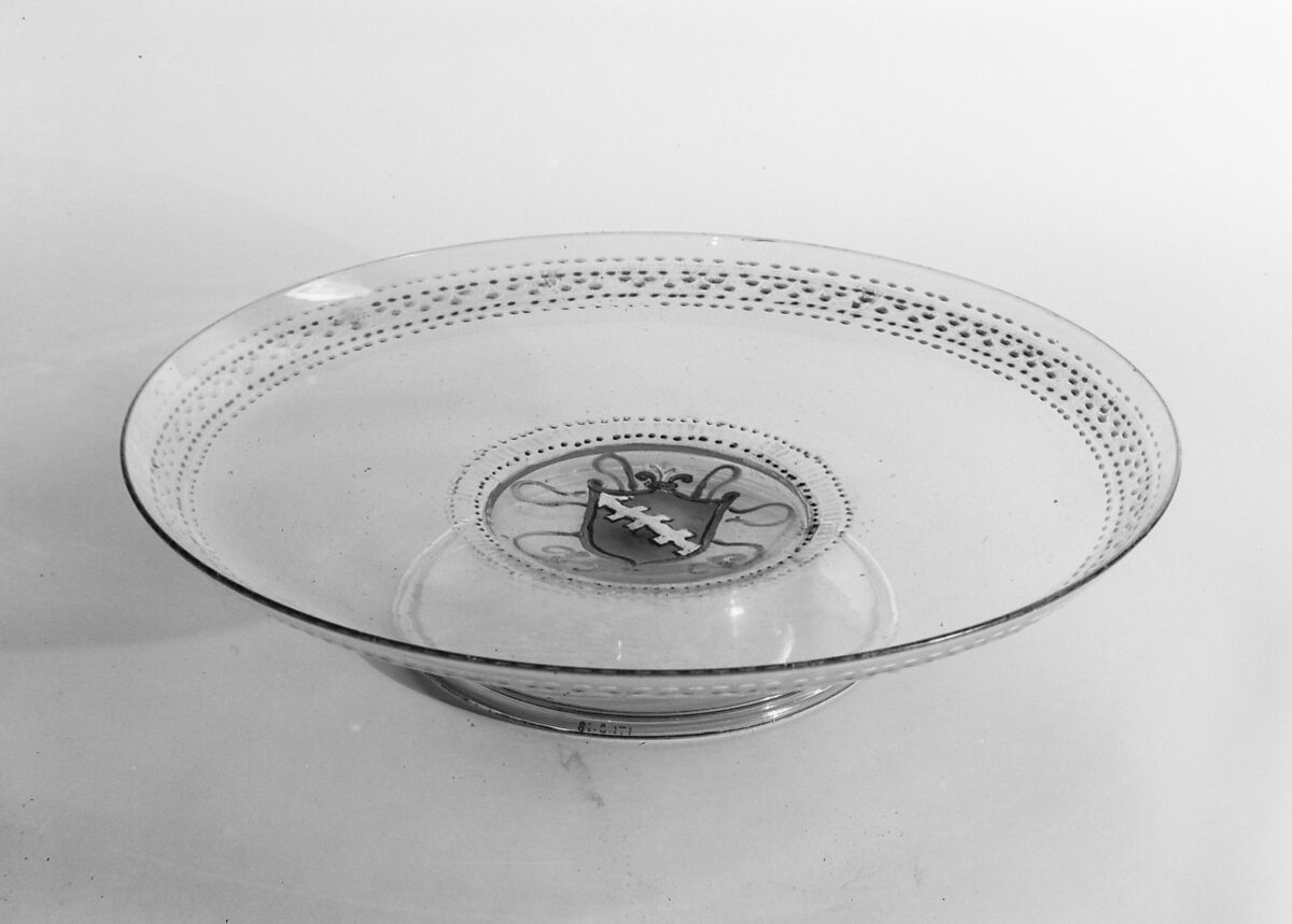 Tazza, Glass, Italian, Venice (Murano)