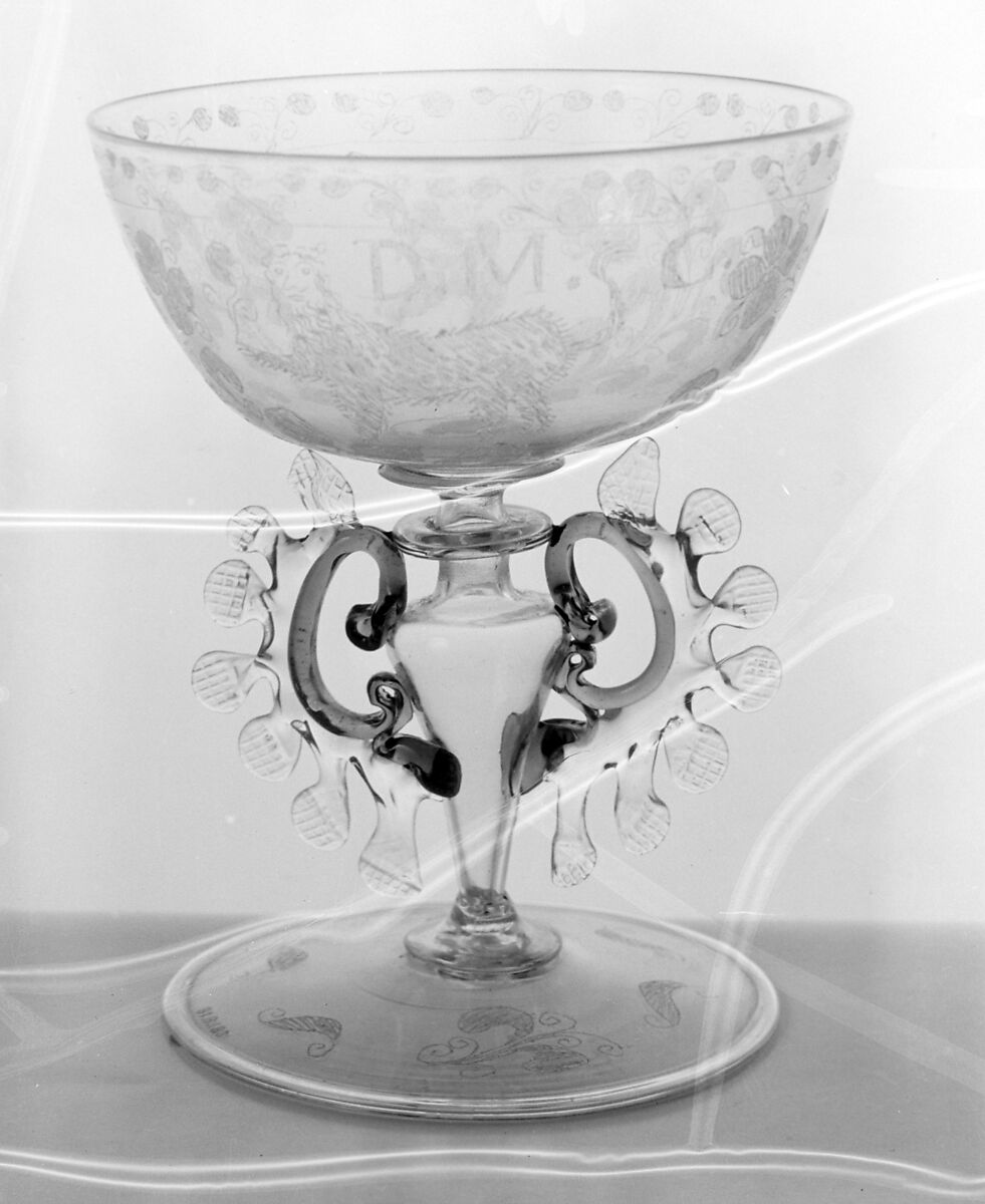 Goblet, Glass, Dutch 