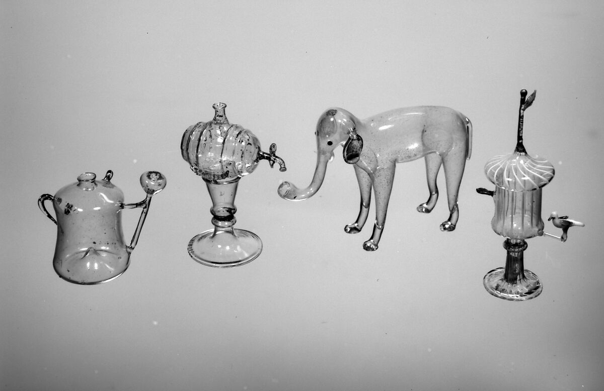 Elephant, Glass, Italian, Venice (Murano) 