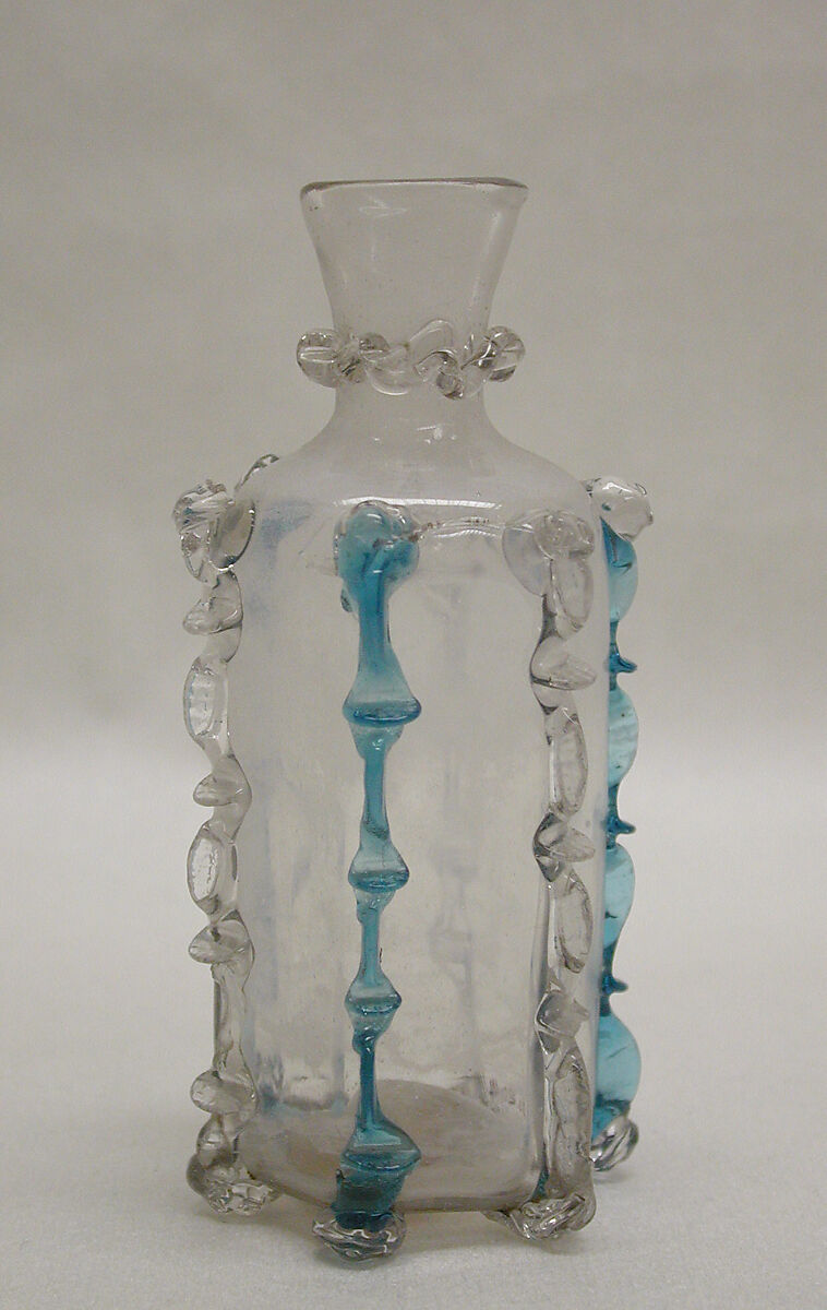 Bottle, Glass, Italian, Venice (Murano) 