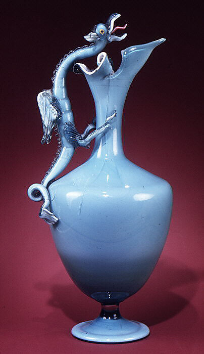 Ewer, Glass, Italian