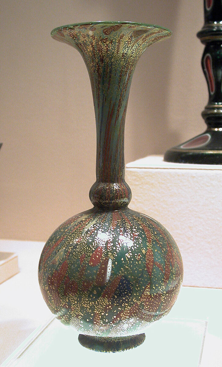 Vase, Glass, Italian 