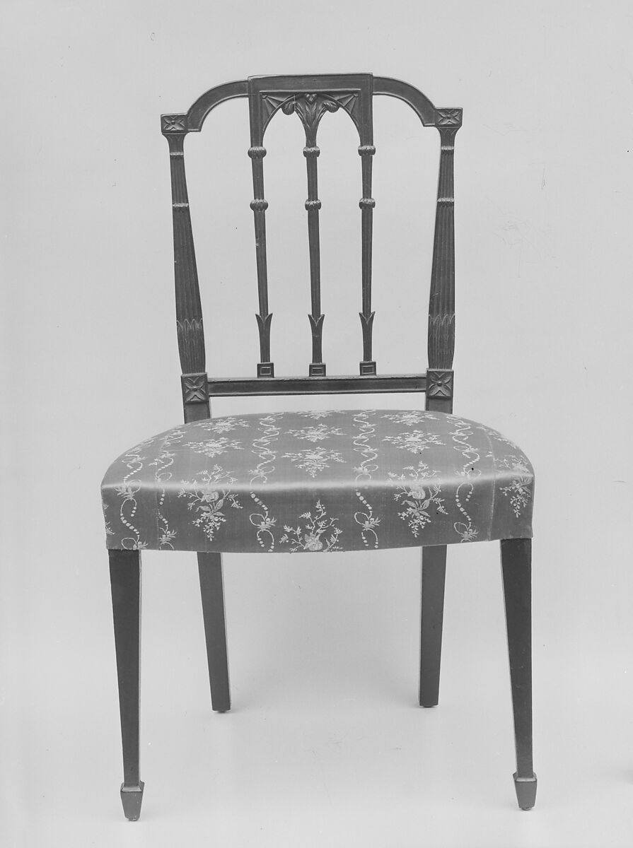 Side Chair, Mahogany, ash, cherry, American 