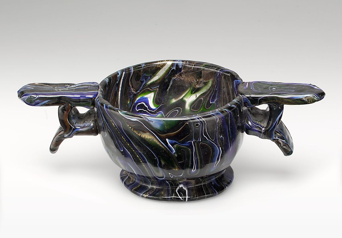 Bowl, Venezia-Murano Company (Italian 1872–1909), Glass, Italian, Venice (Murano) 