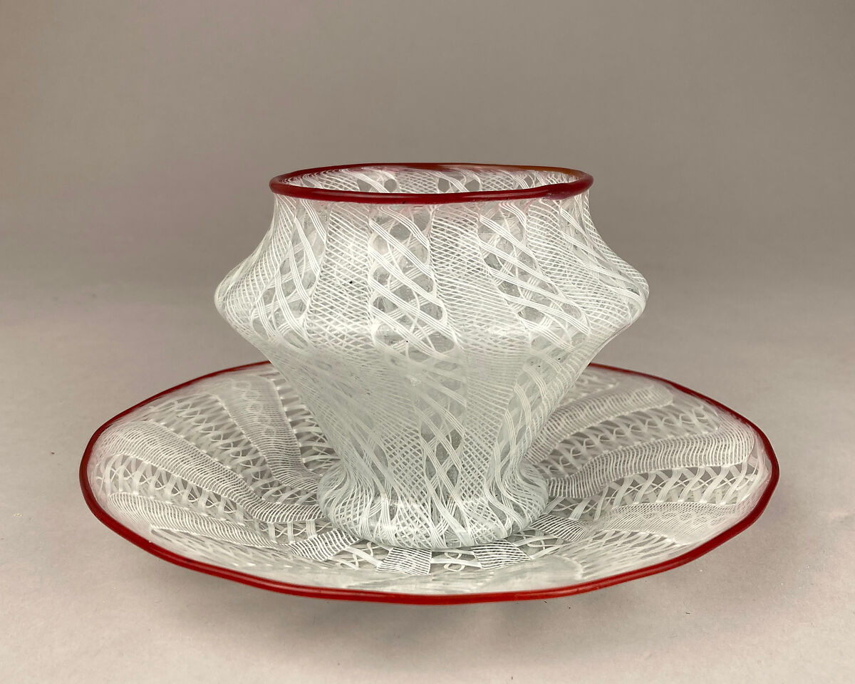 Dish, Glass, Italian, Venice (Murano)