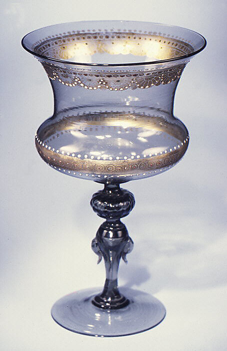 Goblet, Glass, Italian, Venice (Murano) 