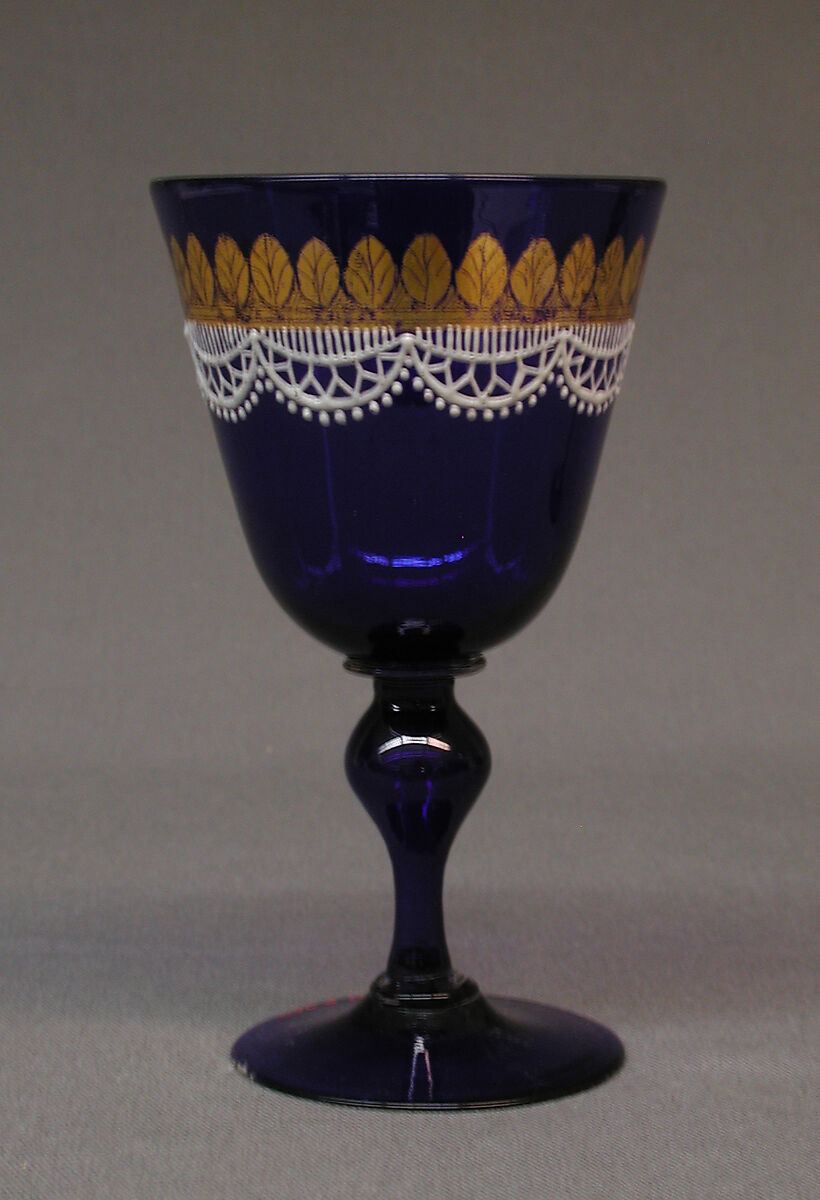 Goblet, Probably Dr. Antonio Salviati Company (Italian, 1859–1987), Glass, Italian, Venice (Murano) 