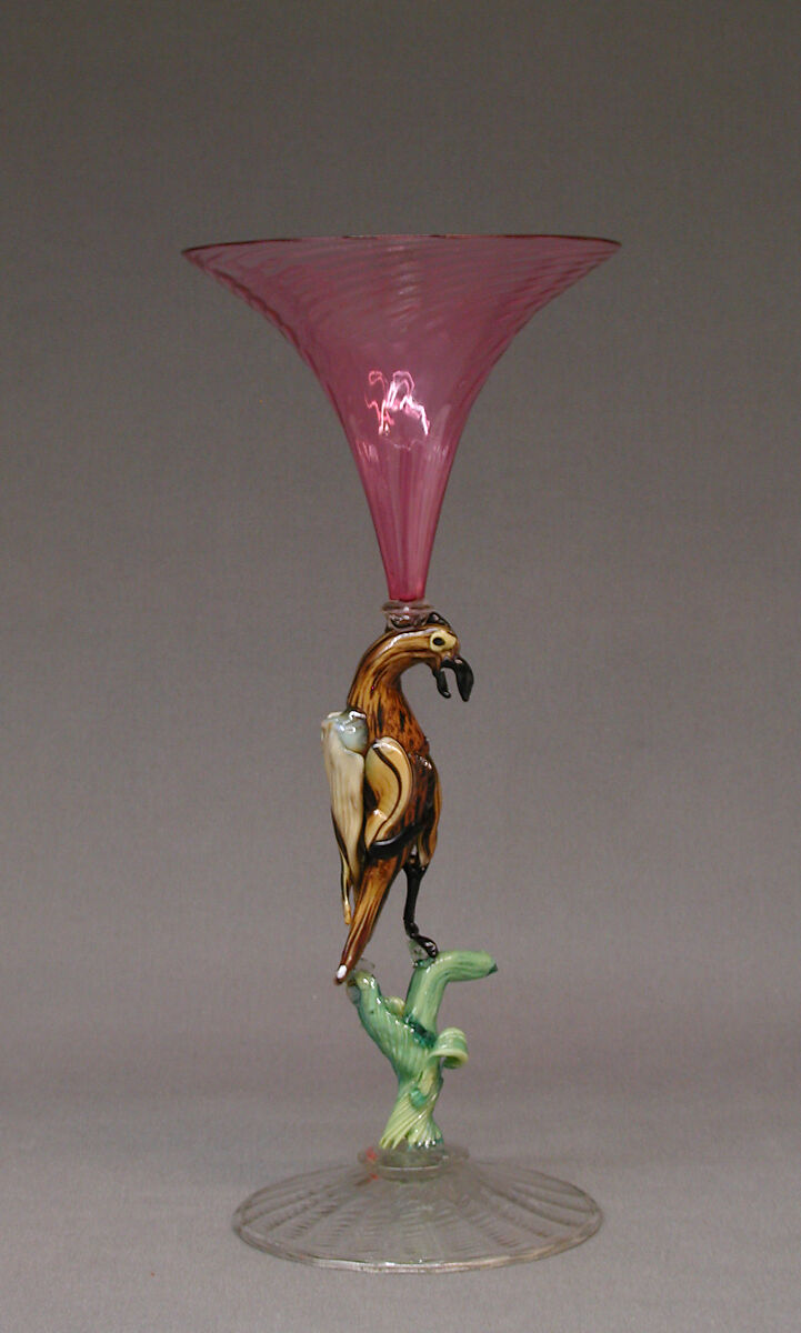 Wineglass, Glass, Italian, Venice (Murano)