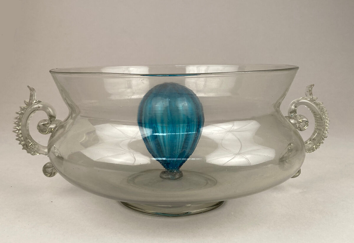 Bowl, Glass, Italian, Venice (Murano) 