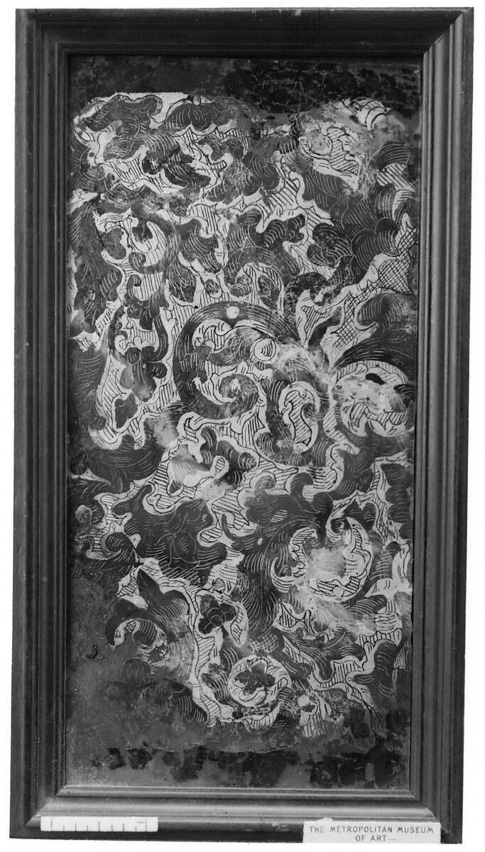 Panel, Verre églomisé, Italian, Venice (Murano) 