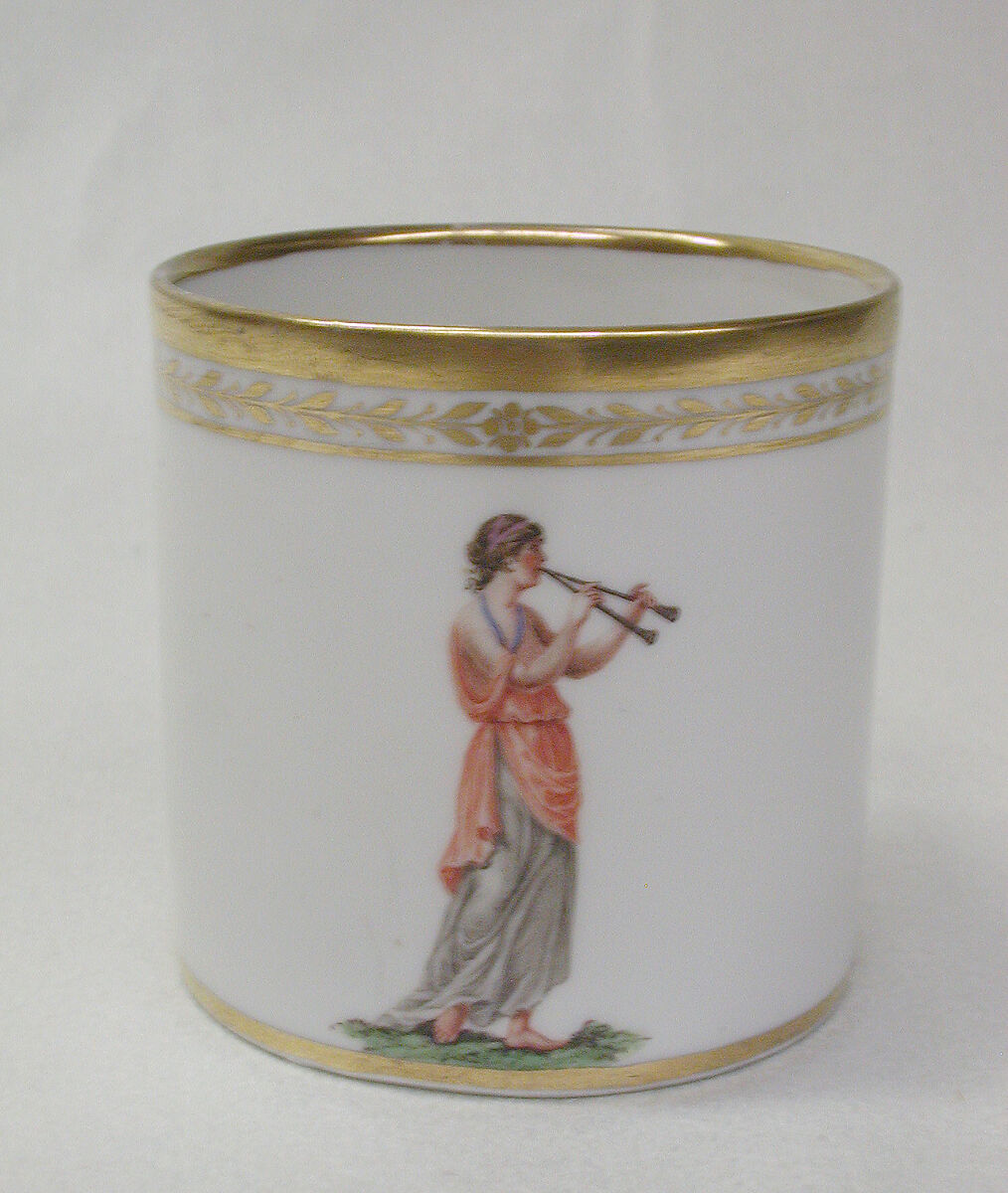 Cup (part of a coffee service), Nymphenburg Porcelain Manufactory (German, 1747–present), Hard-paste porcelain, German, Nymphenburg 