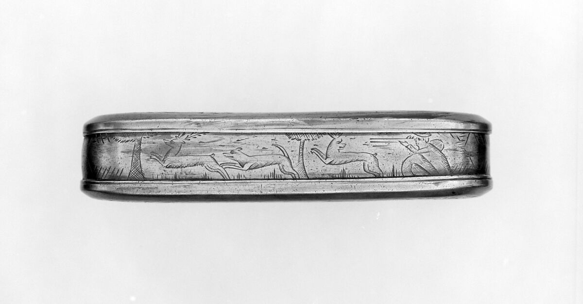Tobacco box, Brass, copper, Dutch