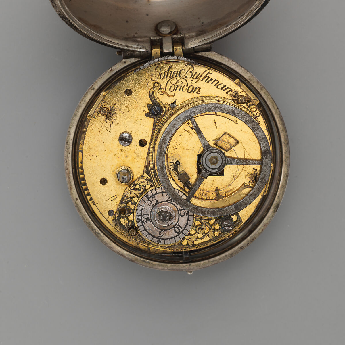 Watch, Watchmaker: John Bushman (British, b. ca. 1661, active until ca. 1710), Silver, niello, British, London