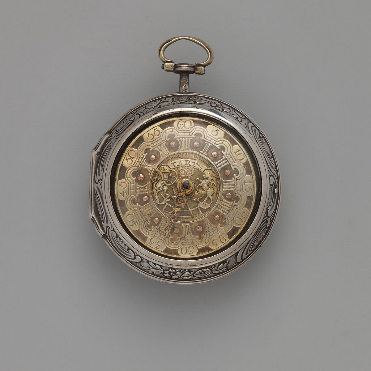 Watch, Watchmaker: J. Tarts (active 1755–90), Silver, brass, British, London 