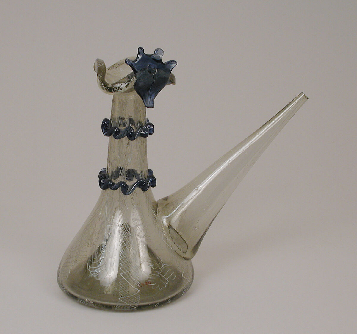 Drinking bottle (Porrón), Glass, Spanish 