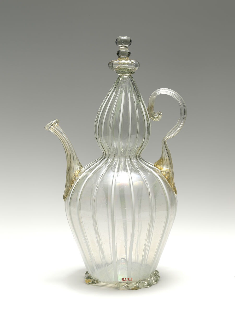 Cruet, Glass, Italian, Venice (Murano)