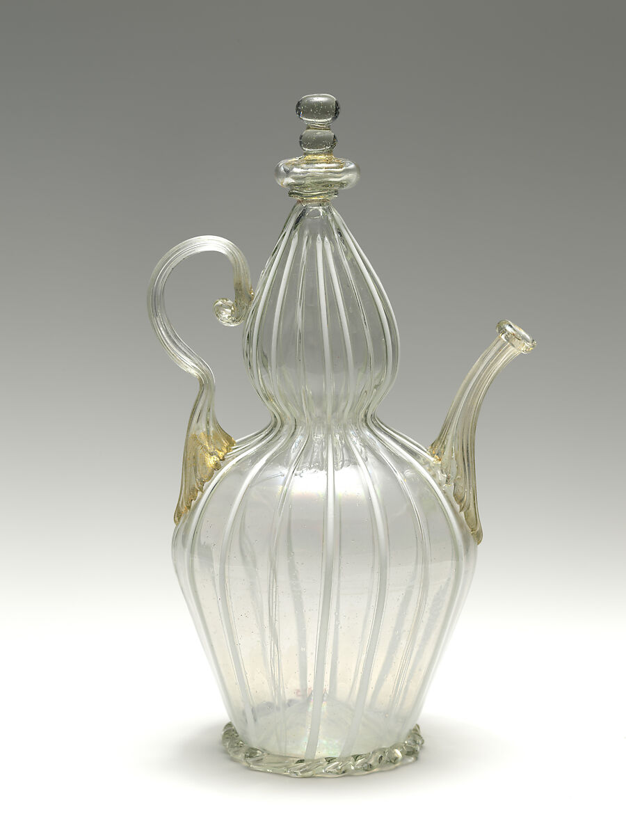 Cruet, Glass, Italian, Venice (Murano)