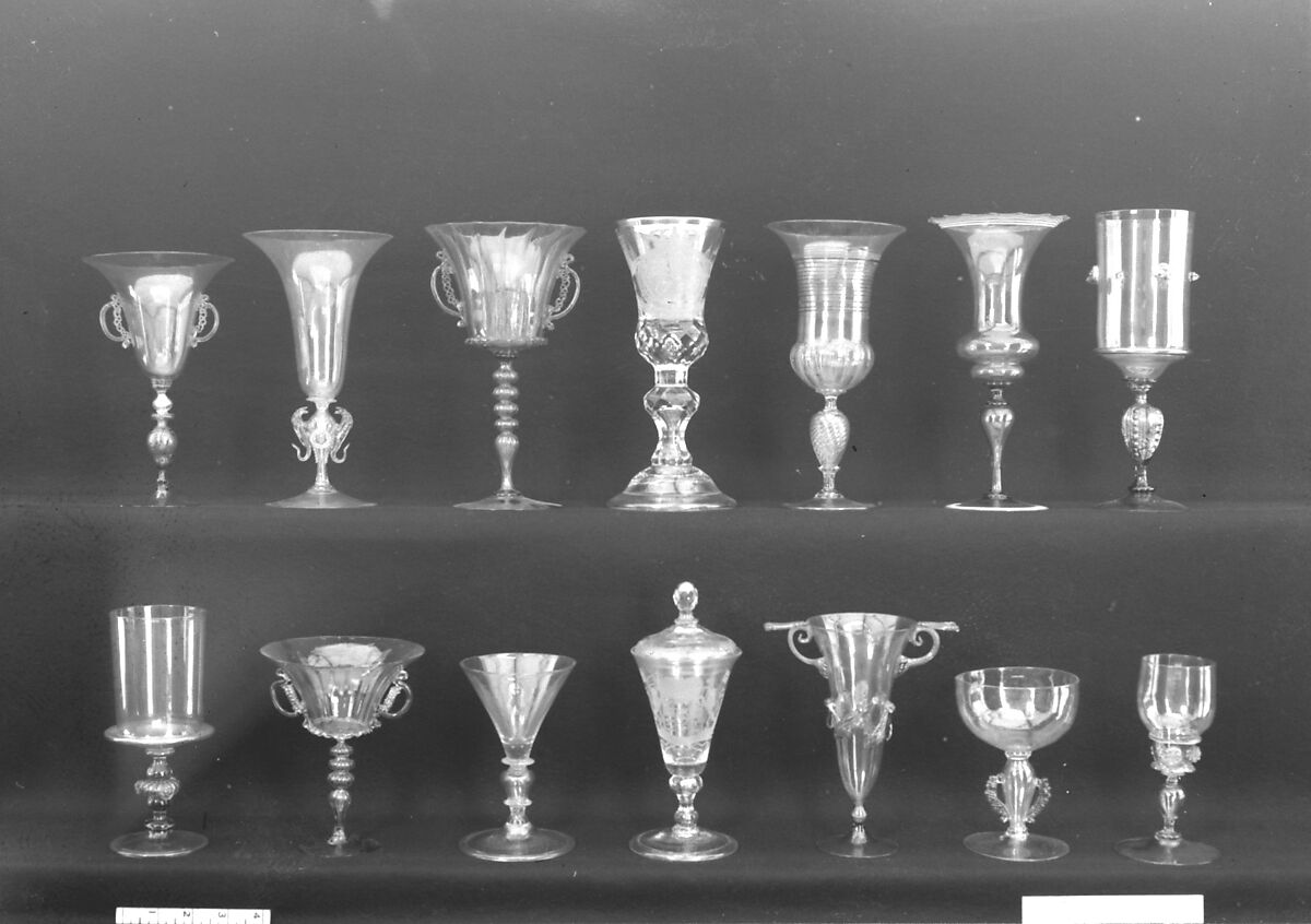 Goblet or reliquary jar, Glass, Italian, Venice (Murano) 