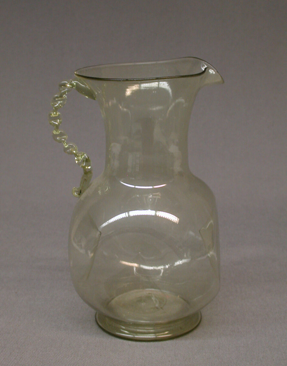 Jug, Glass, Italian, Venice (Murano)