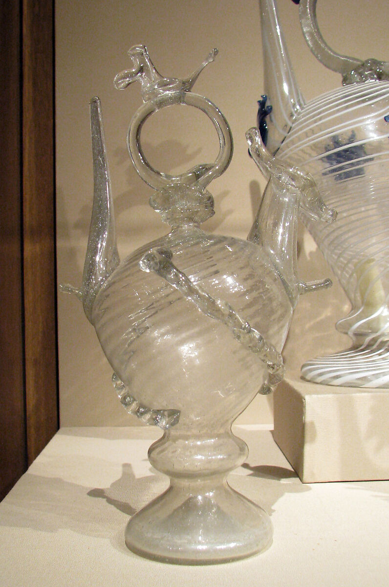 Water vessel (Càntir), Glass, Spanish, Catalonia 