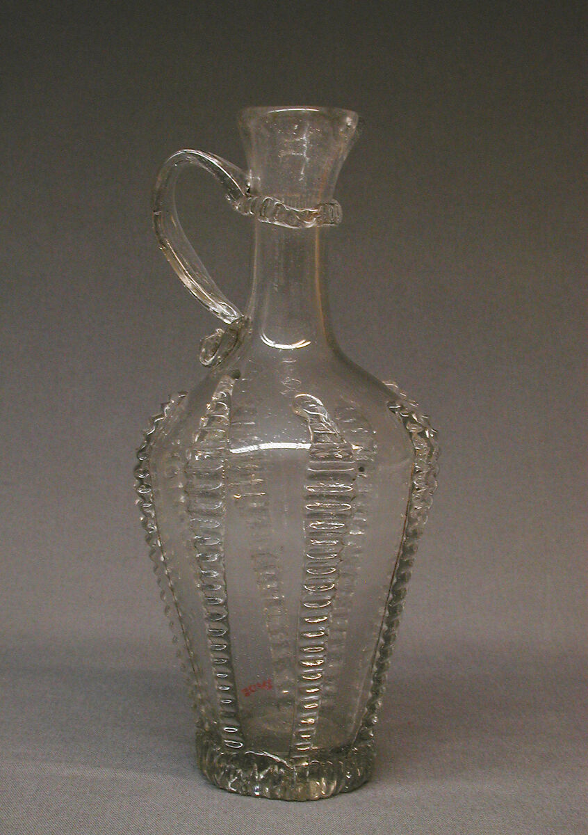 Jug, Glass, possibly Spanish 
