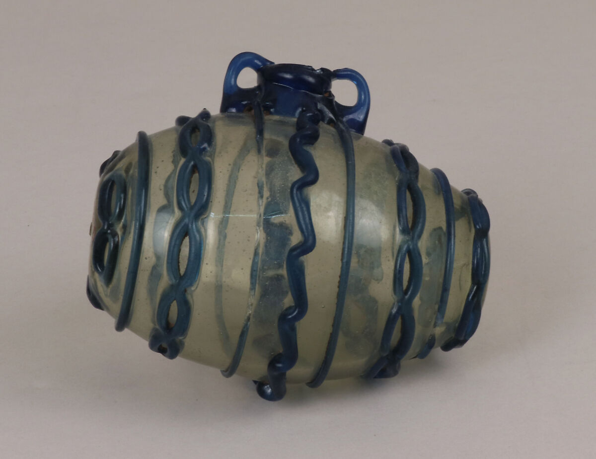 Flask, Glass, possibly French or German