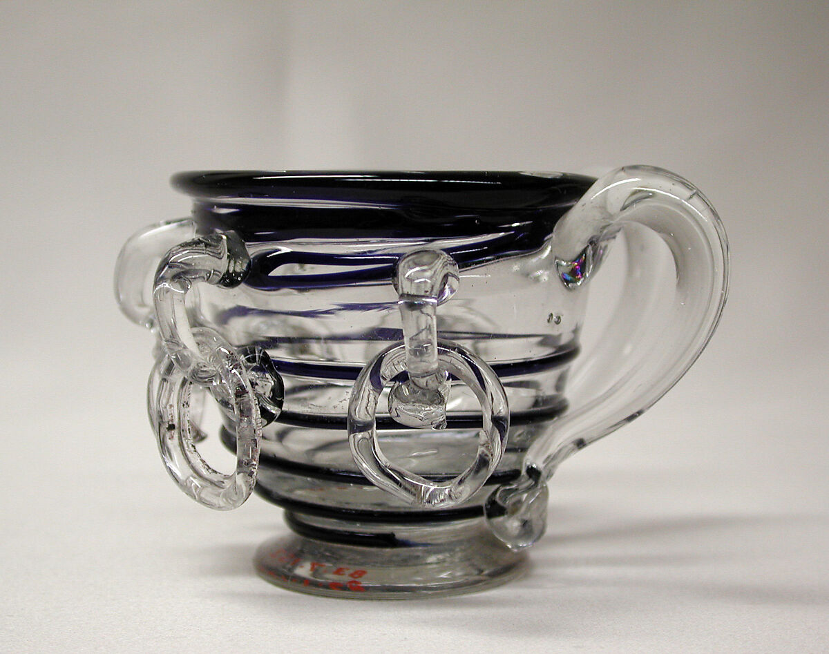 Cup, Manufacture Royale de La Margéride, Glass, probably French 