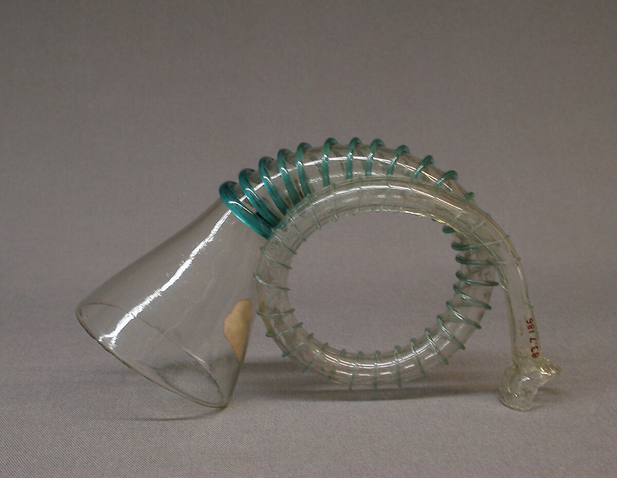 Horn, Glass, German or Dutch 