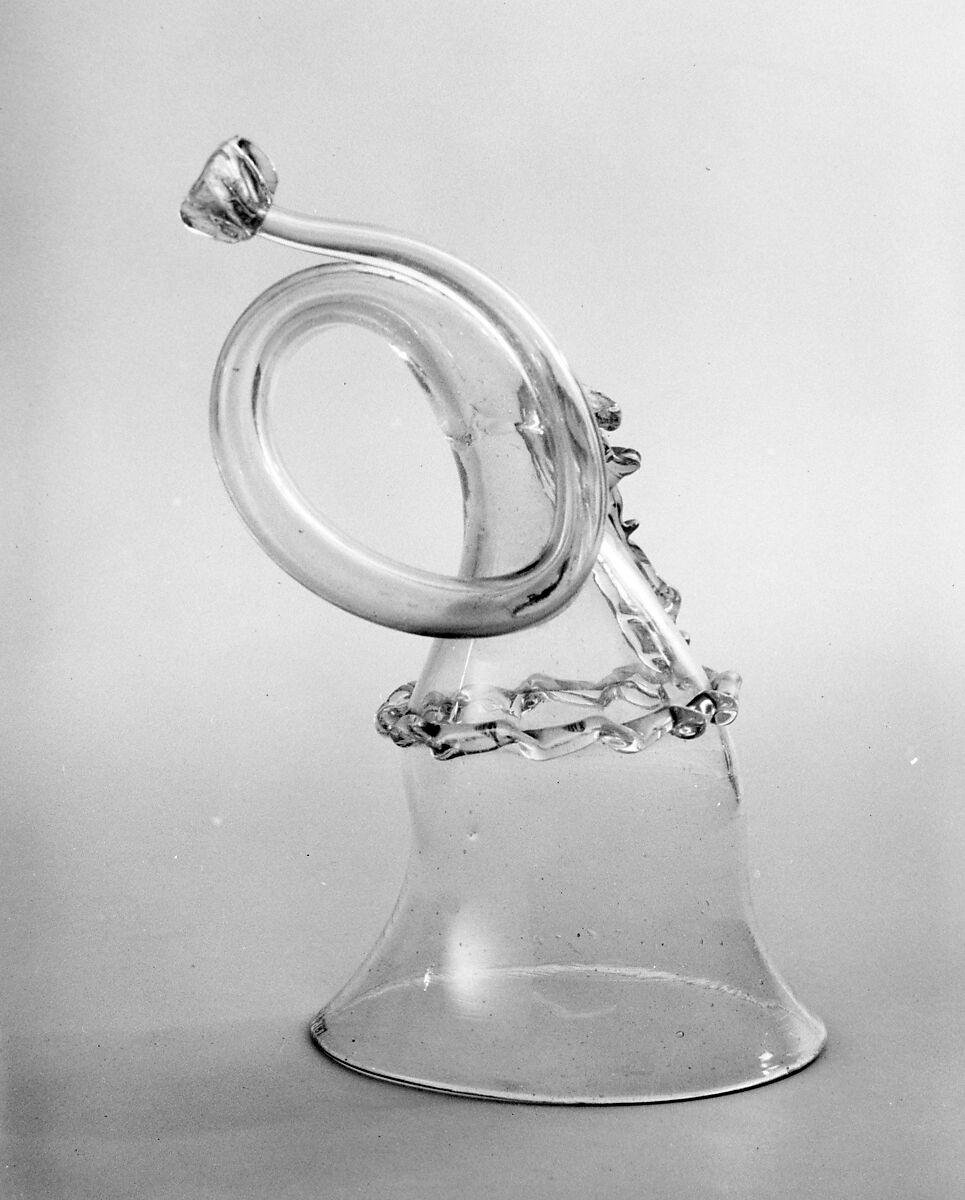 Horn, Glass, German 