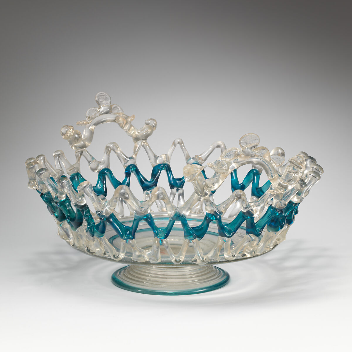 Dish, Glass, Belgian, Liège, possibly for Spanish market