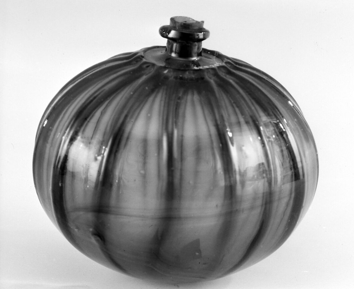 Flask, Glass, French, Nevers 