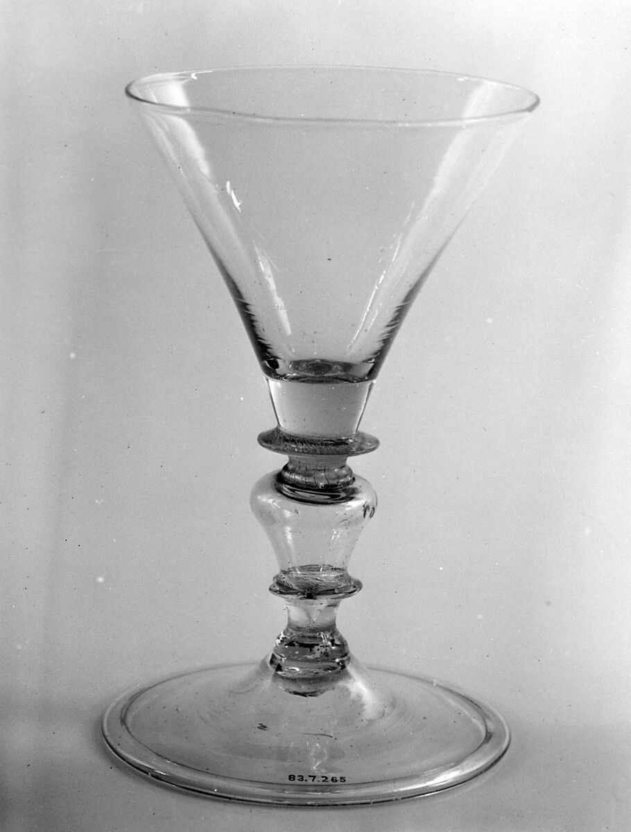 Wineglass, Glass, Italian, Venice or Dutch