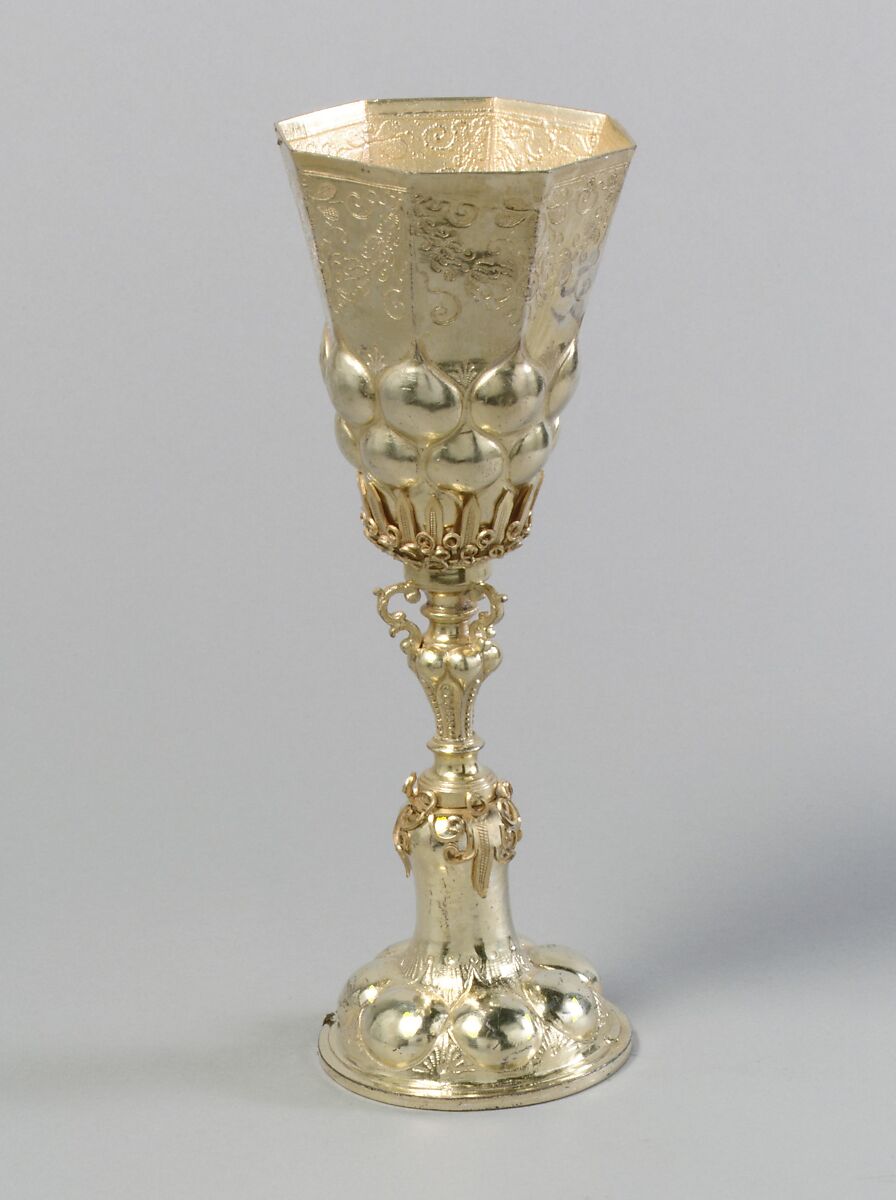 Standing cup, Silver on base metal, British, after German, Nuremberg original 