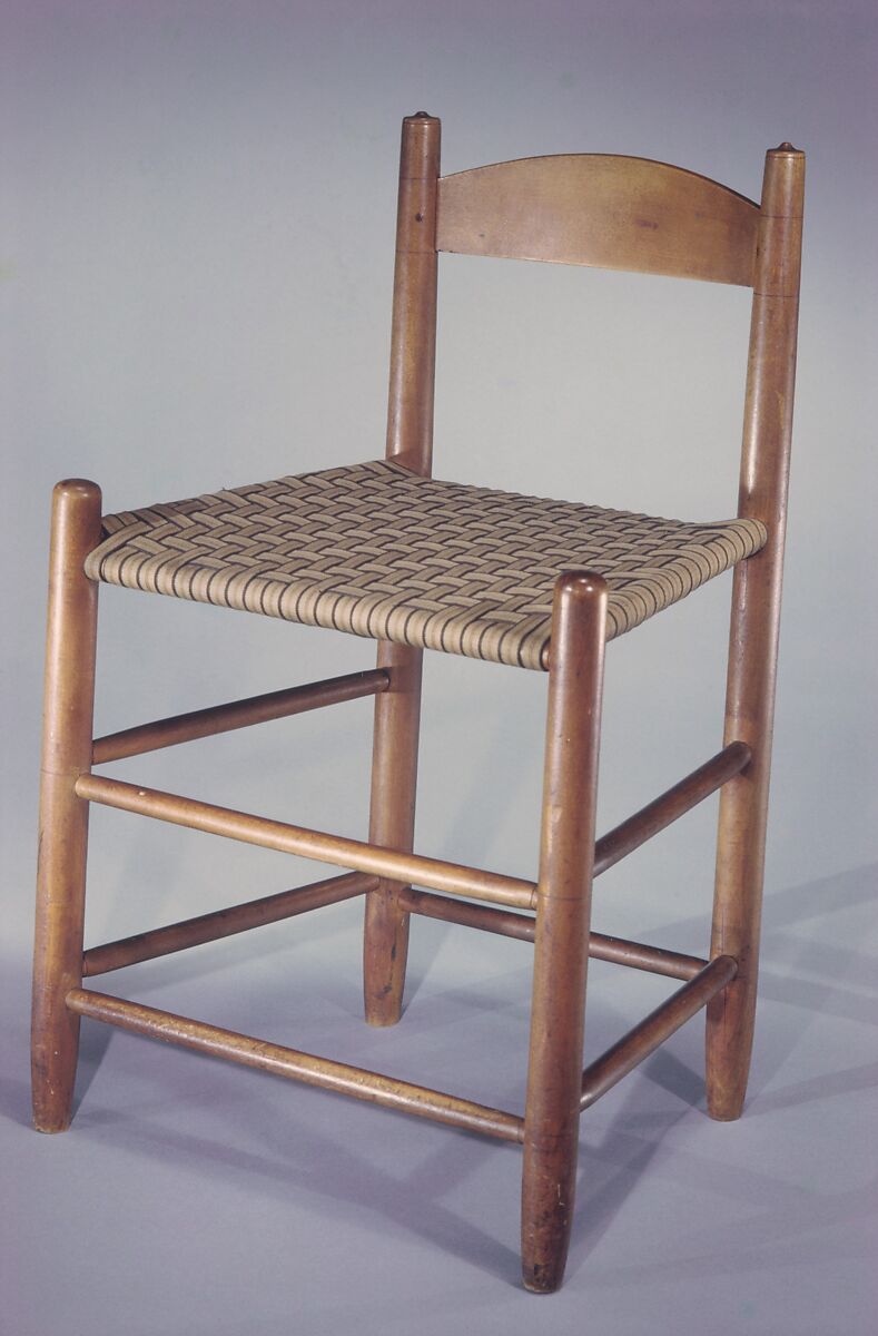 Side Chair, United Society of Believers in Christ’s Second Appearing (“Shakers”) (American, active ca. 1750–present), Maple, American, Shaker