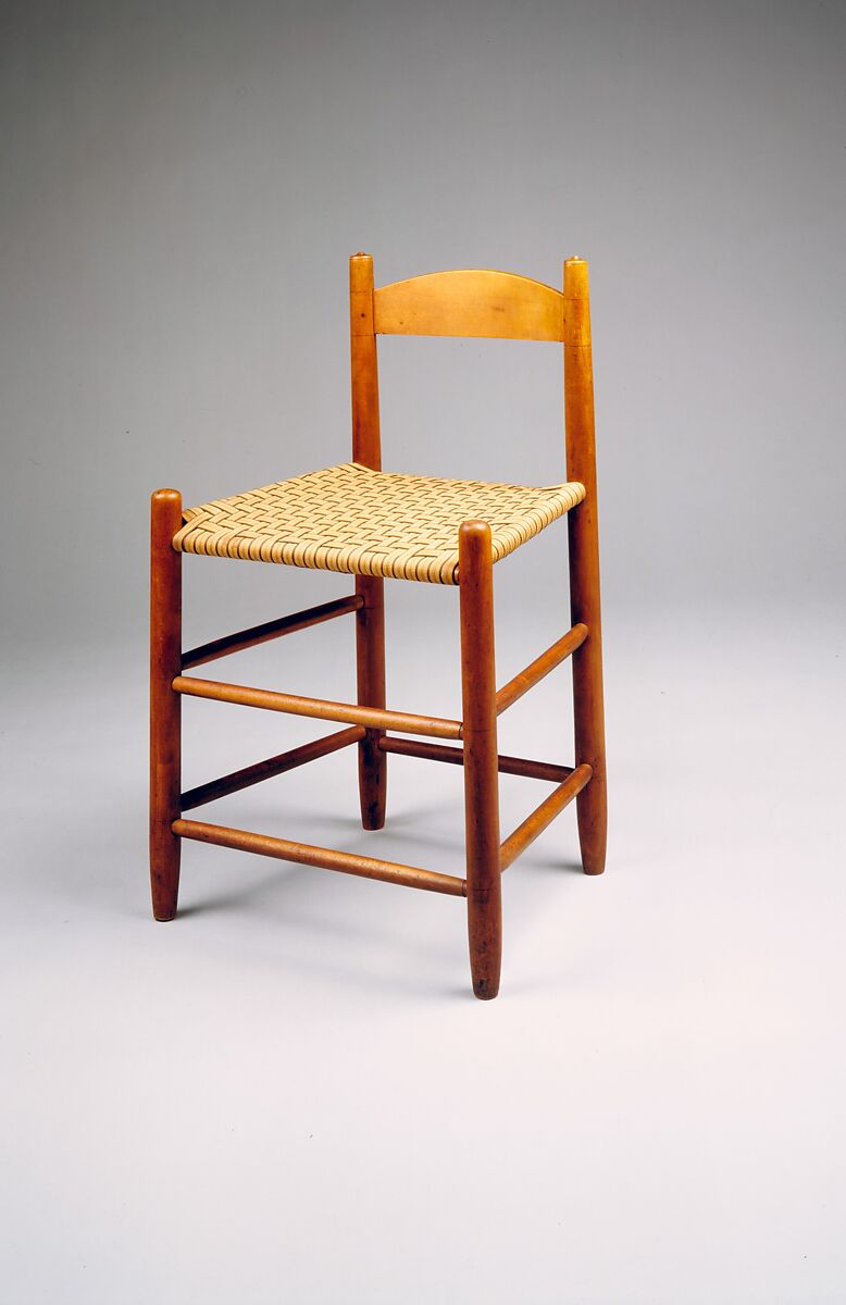 Side Chair, United Society of Believers in Christ’s Second Appearing (“Shakers”) (American, active ca. 1750–present), Maple, American, Shaker