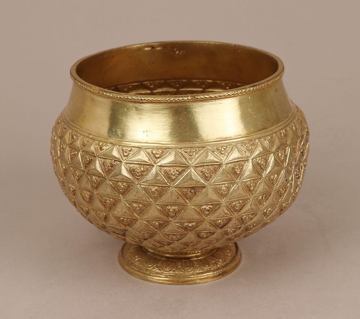 Bratina, Silver, parcel-gilt, British, after Russian original 