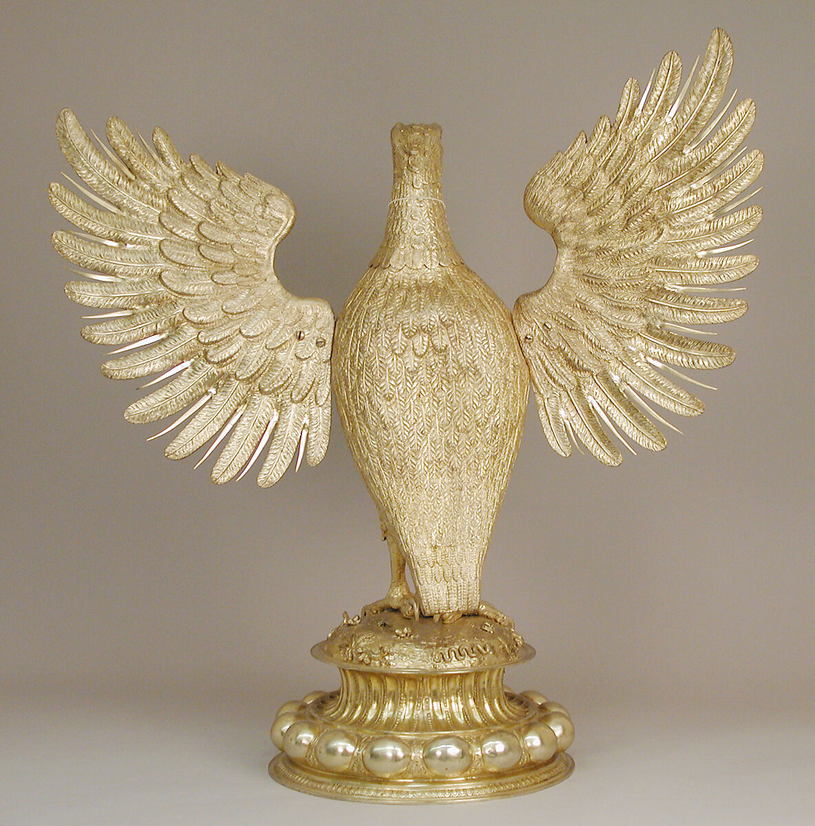 Cup, After an original by Christoph Jamnitzer (German, 1563–1618), Electroformed copper, gilt, British, Birmingham, after German, Nuremberg original