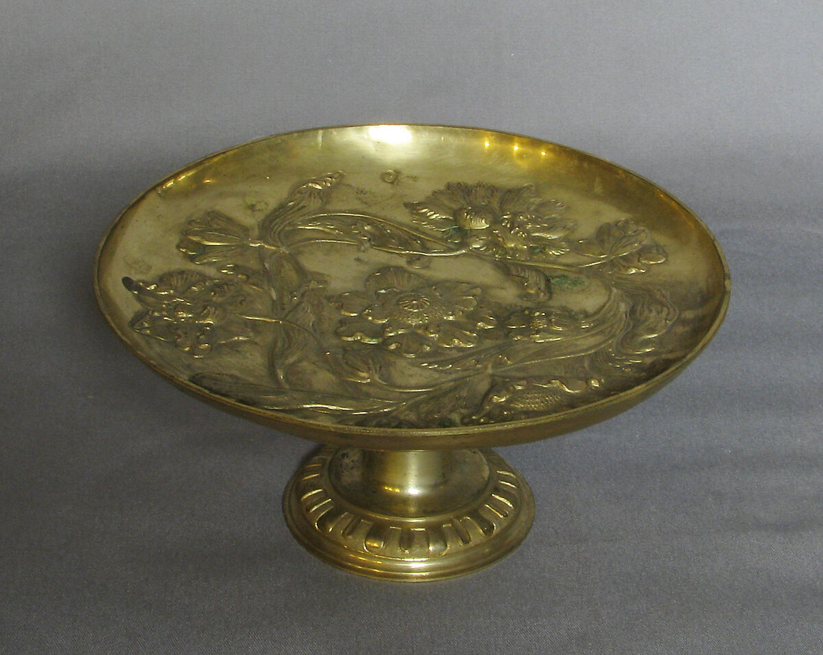 Tazza, Silver on base metal, British, after Dutch, Amsterdam or Haarlem original 