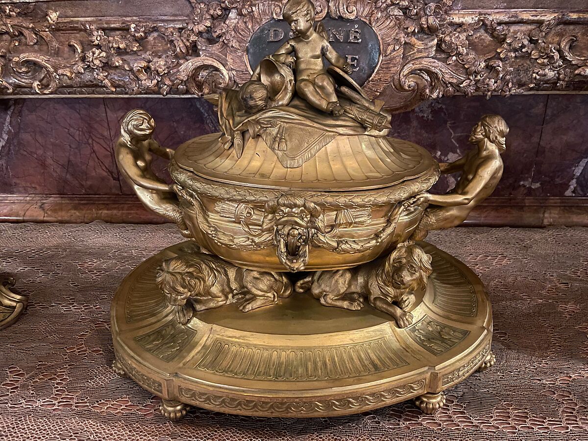 Tureen with cover, After an original by Paul Charvel (Paris), Silver on base metal, French, after French original 