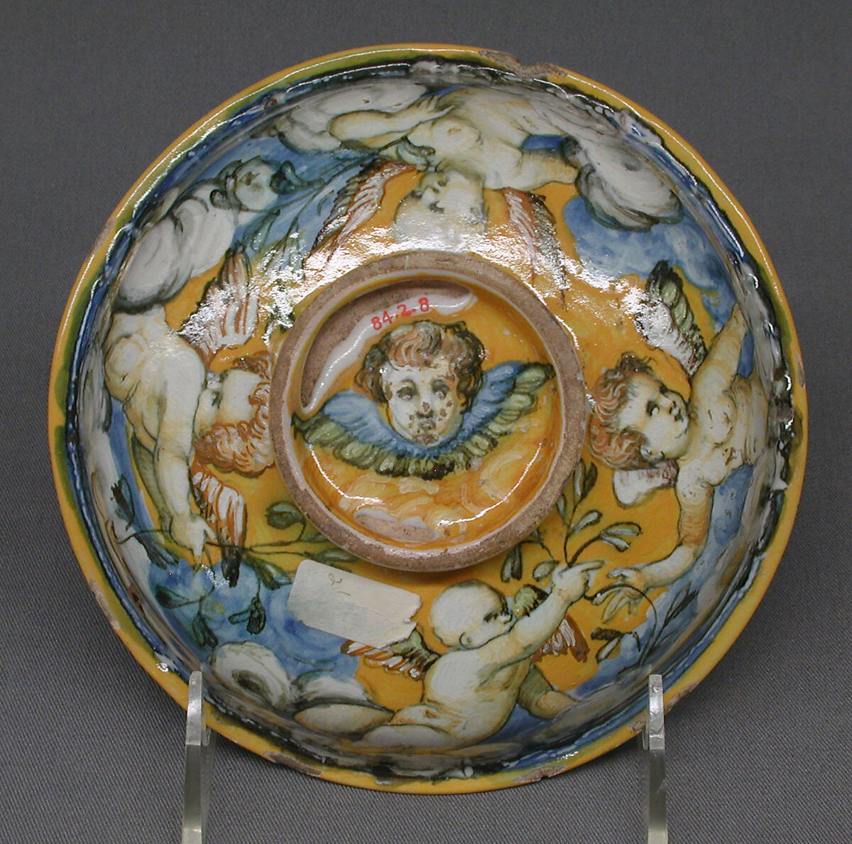 Bowl, Maiolica (tin-glazed earthenware), Italian, Urbino