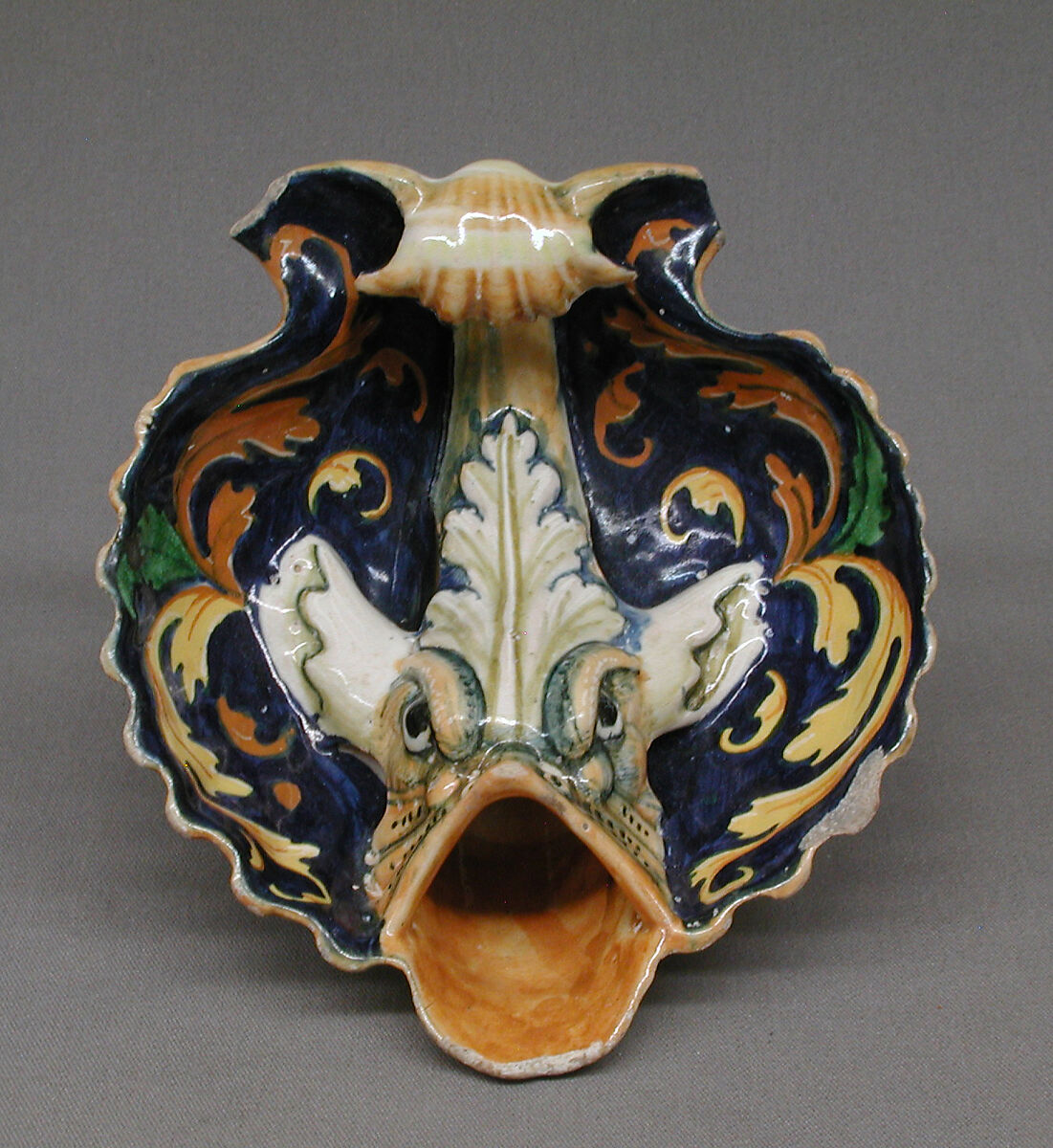 Sauce dish, Maiolica (tin-glazed earthenware), Italian, Castel Durante