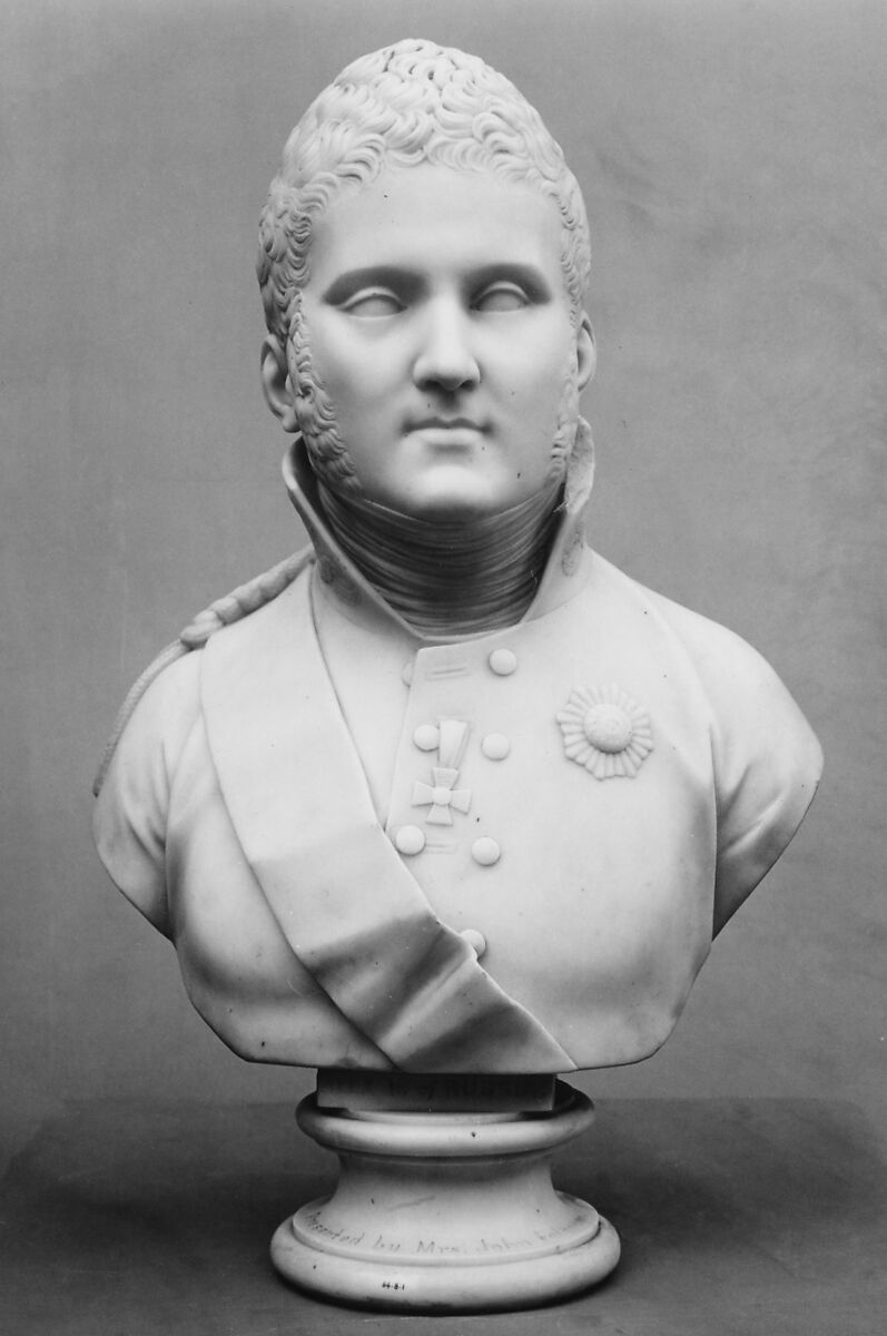Alexander I of Russia, Lorenzo Bartolini (Italian, 1777–1850), Marble, Italian 