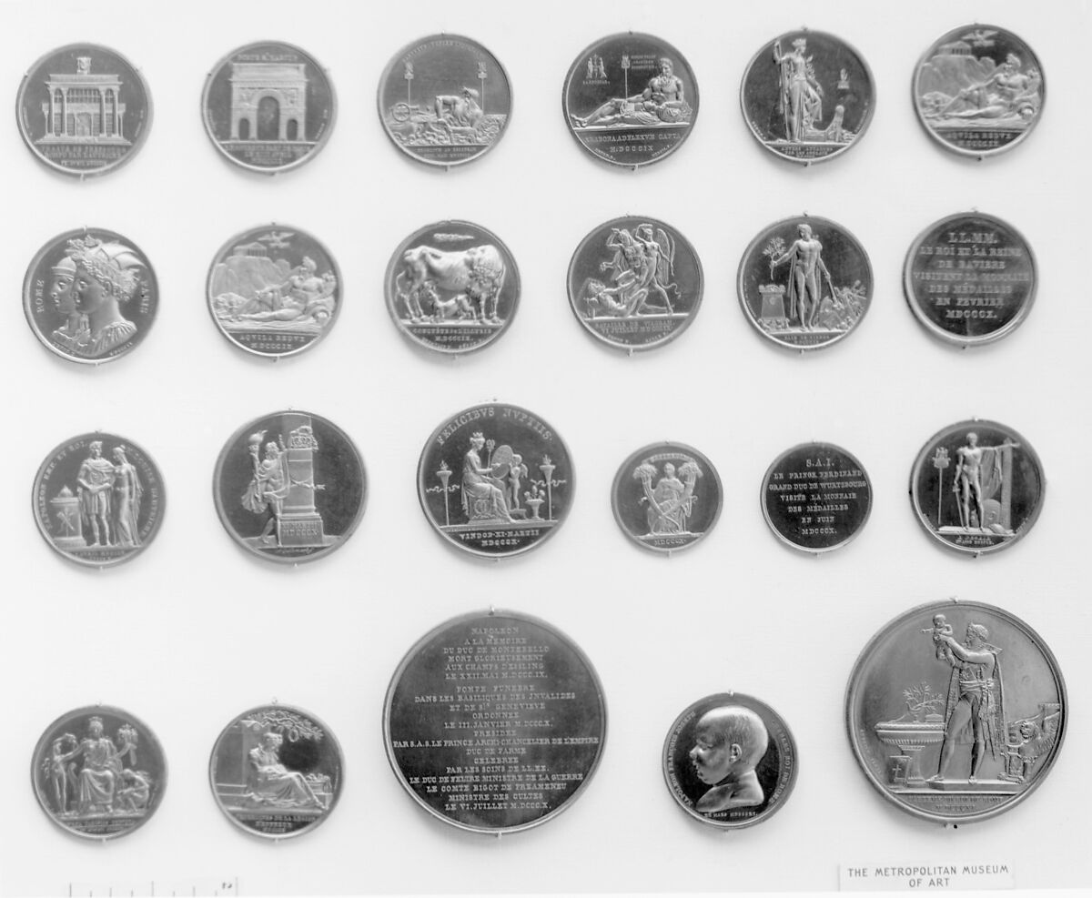 Marriage of Napoleon and Marie Louise, Medalist: Franz Stuckart, Gilt bronze, struck, Hungarian