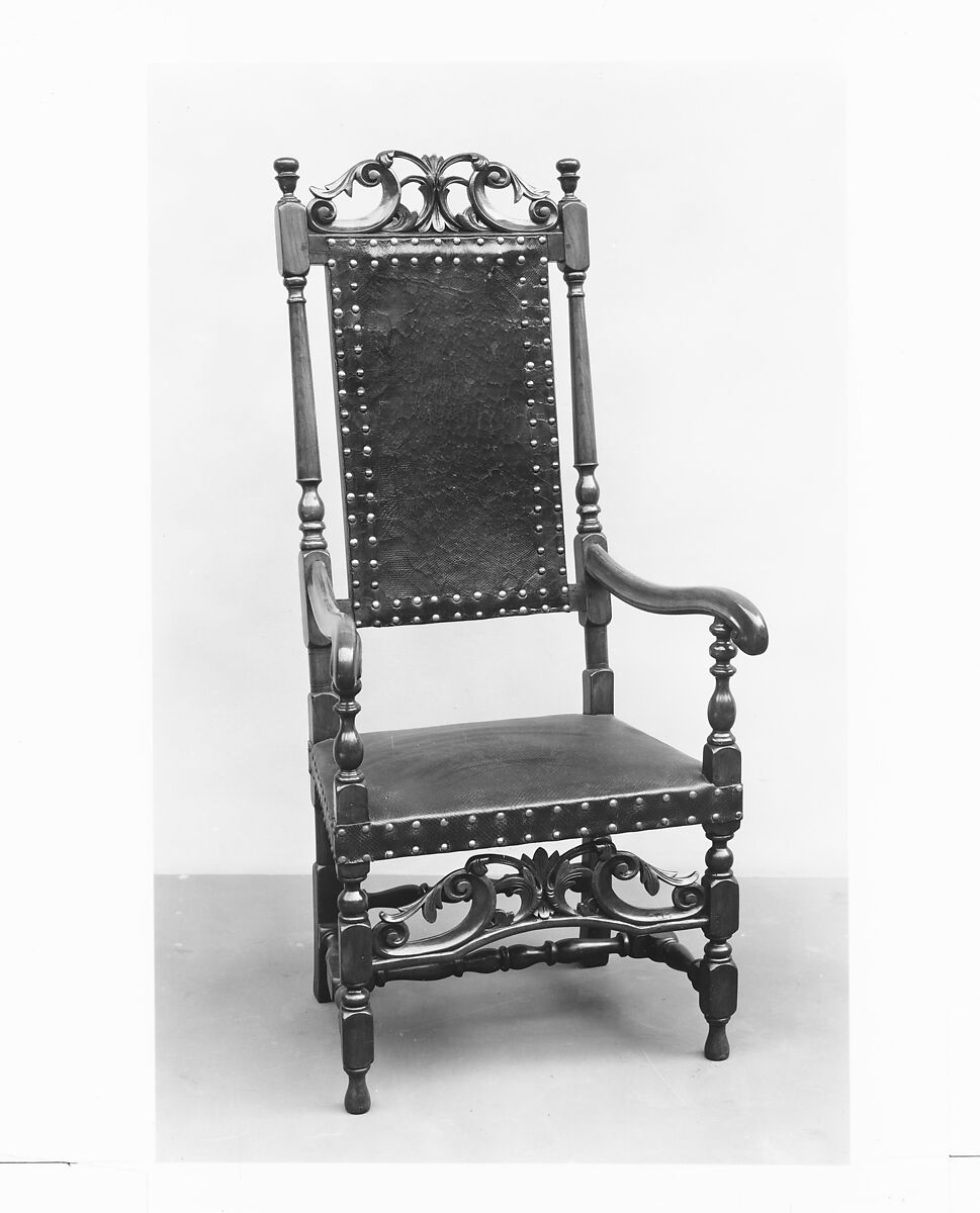 Armchair, Maple, beech, American